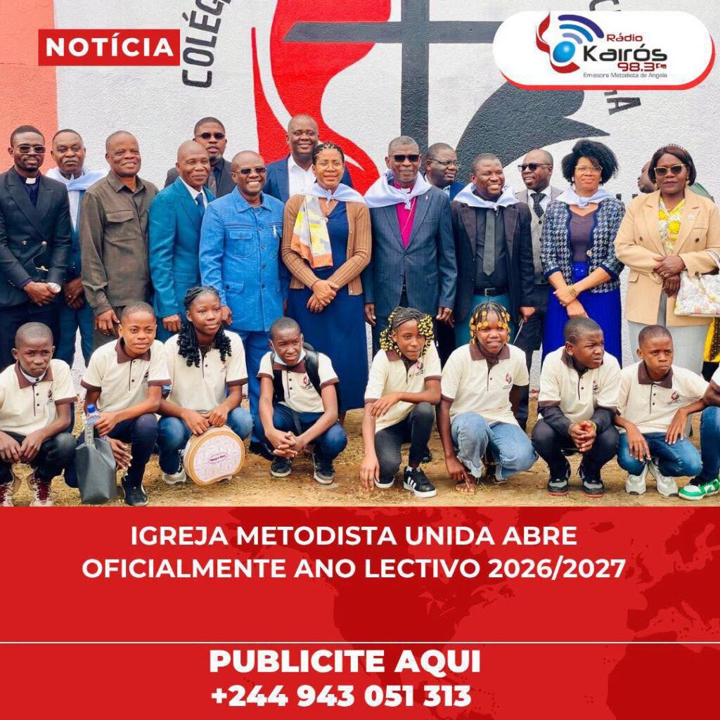 Igreja Metodista abre ano lectivo 2026/2027 em Luanda